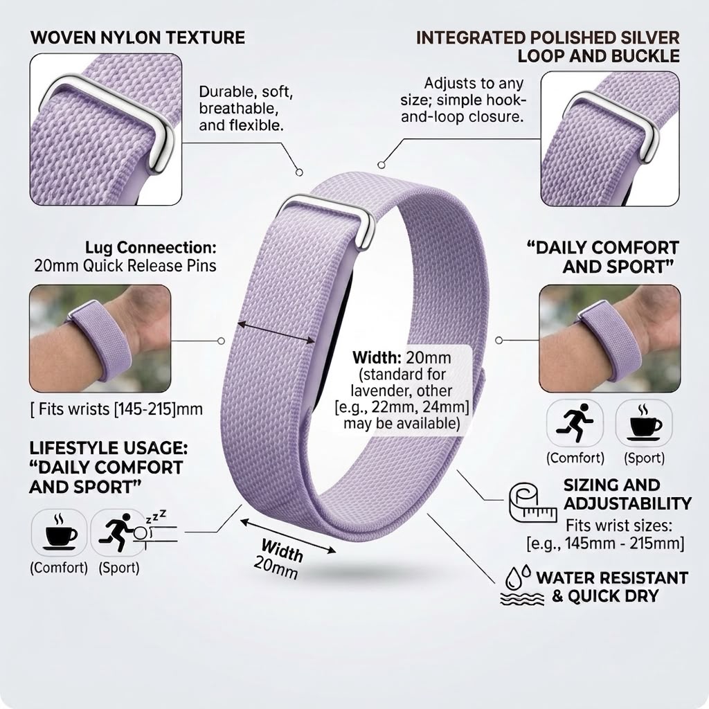 Adapt Lilac Purple - Premium Sport Loop Conversion Kit