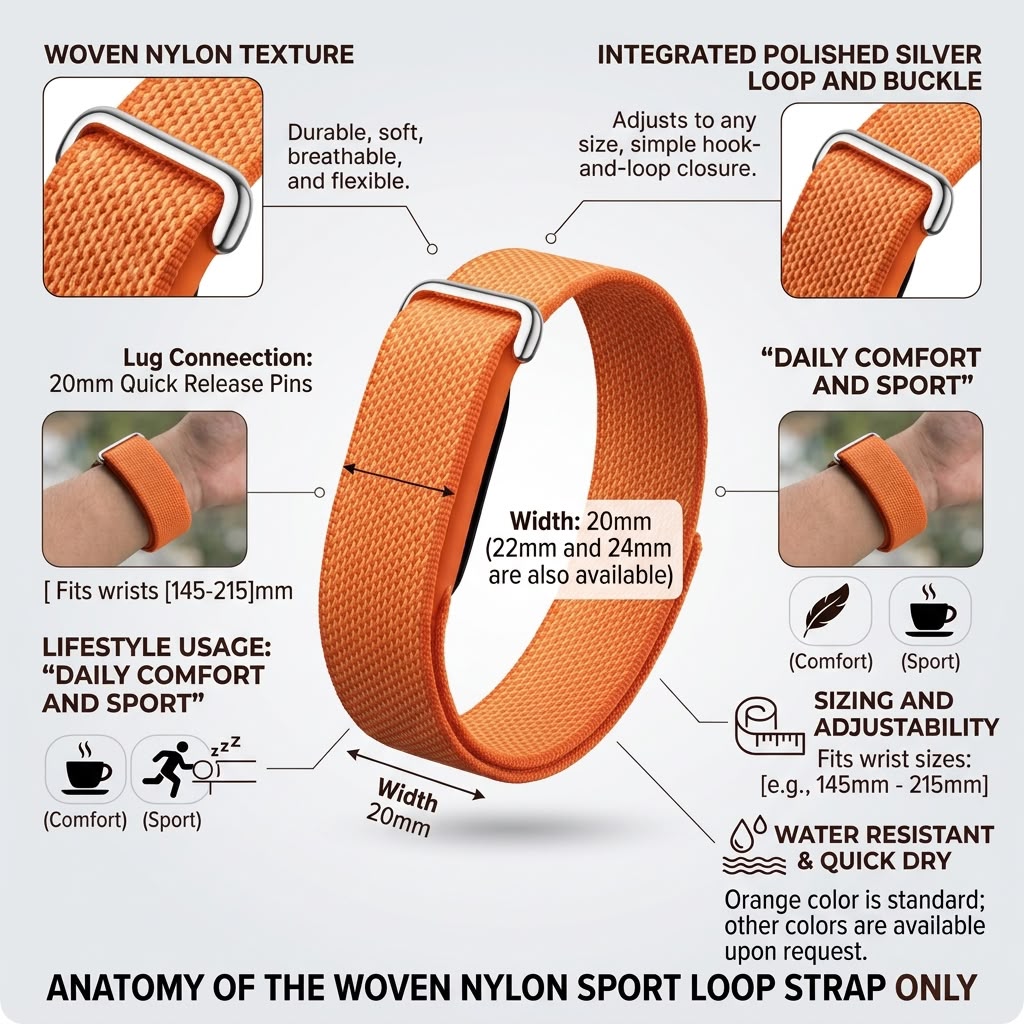 Adapt Brown/Orange Elite - Premium Sport Loop Conversion Kit
